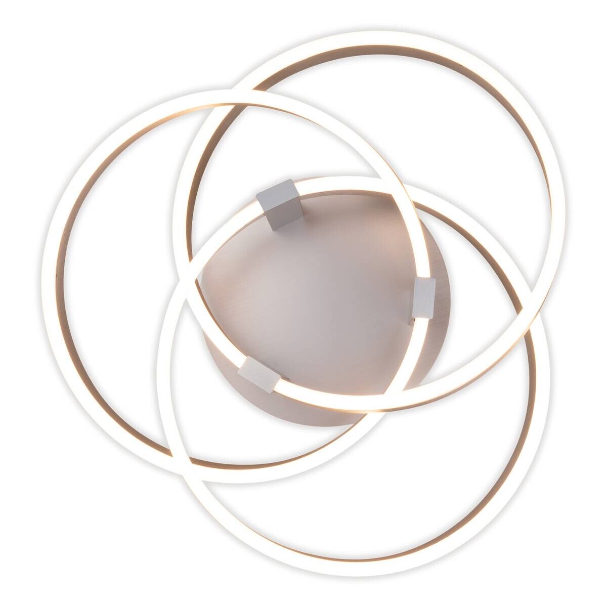 Näve Leuchten Deckenleuchte 1356260 Alu Metall Kunststoff B/H/T: ca. 58x18x58 cm null 1 Brennstellen