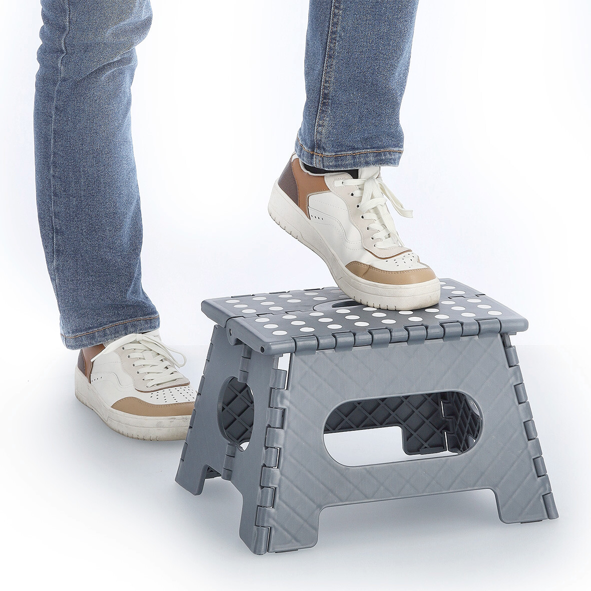 Zeller Klapphocker anthrazit B/H/L: ca. 28x22x35 cm