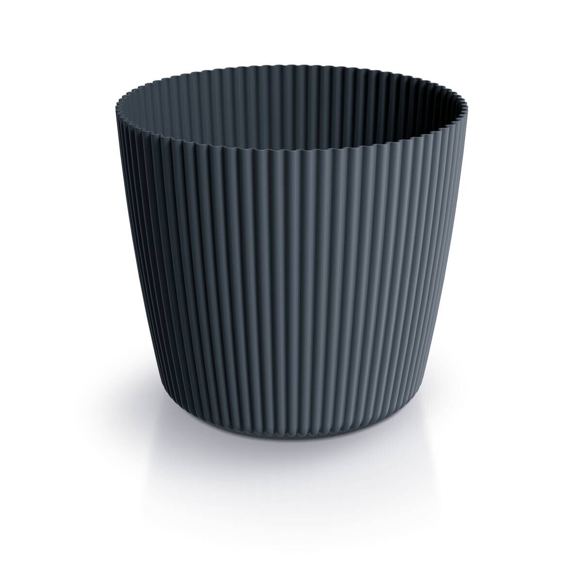 Prosperplast Pflanztopf Milly anthrazit Kunststoff H/D: ca. 17x20 cm