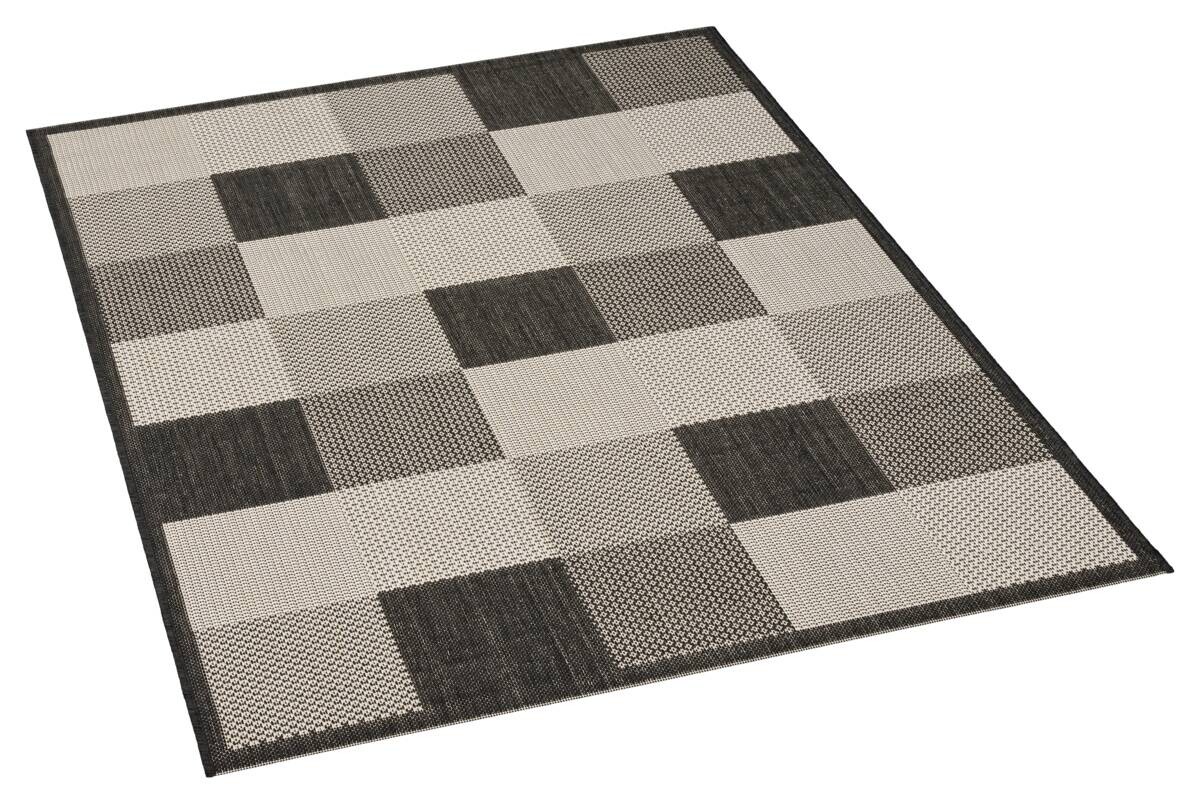 In-/Outdoor-Teppich Ambiente schwarz B/L: ca. 120x170 cm