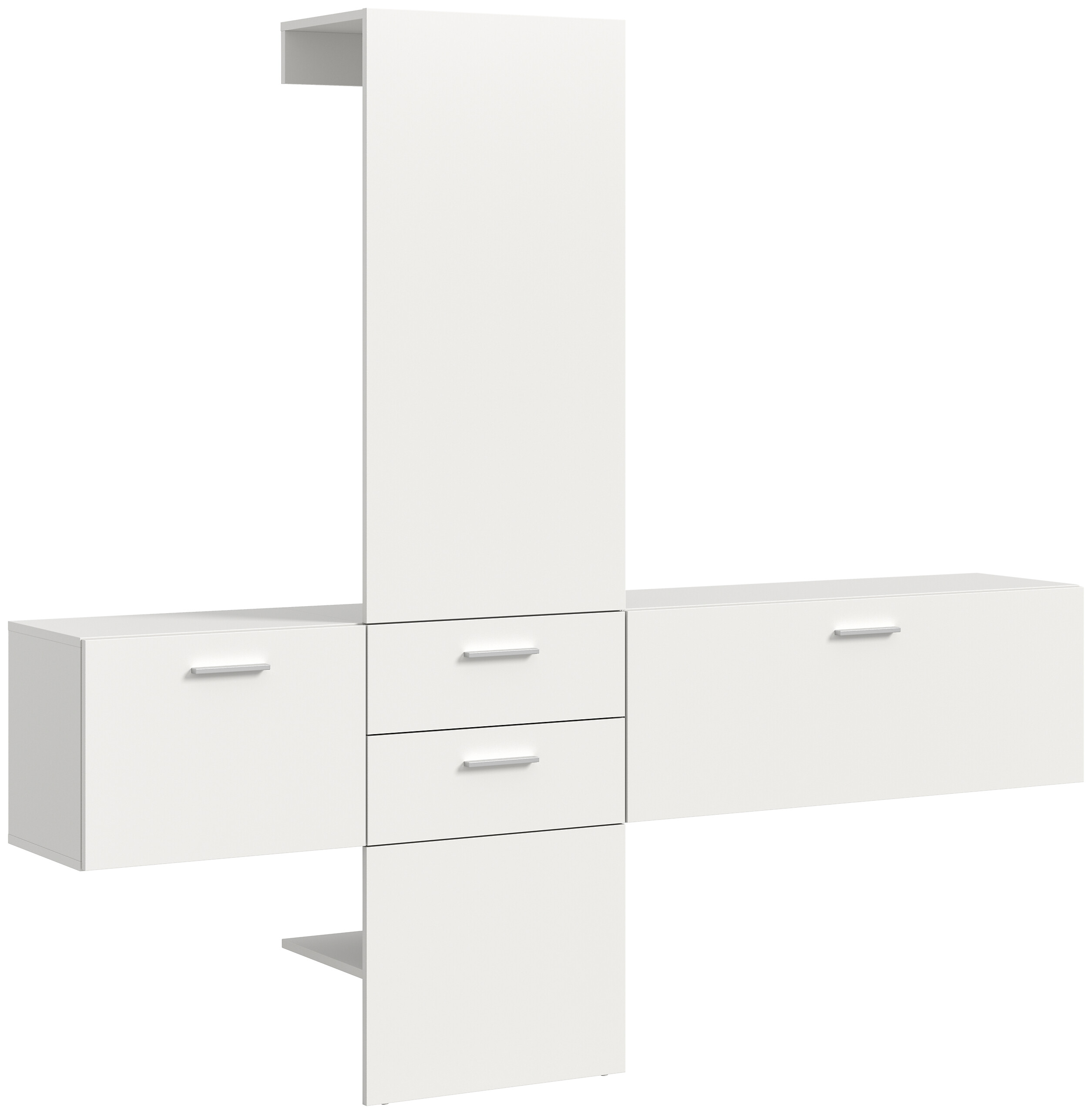 Garderobe VAGA weiß B/H/T: ca. 208x190x36 cm Garderobe VAGA weiß B/H/T: ca. 208x190x36 cm