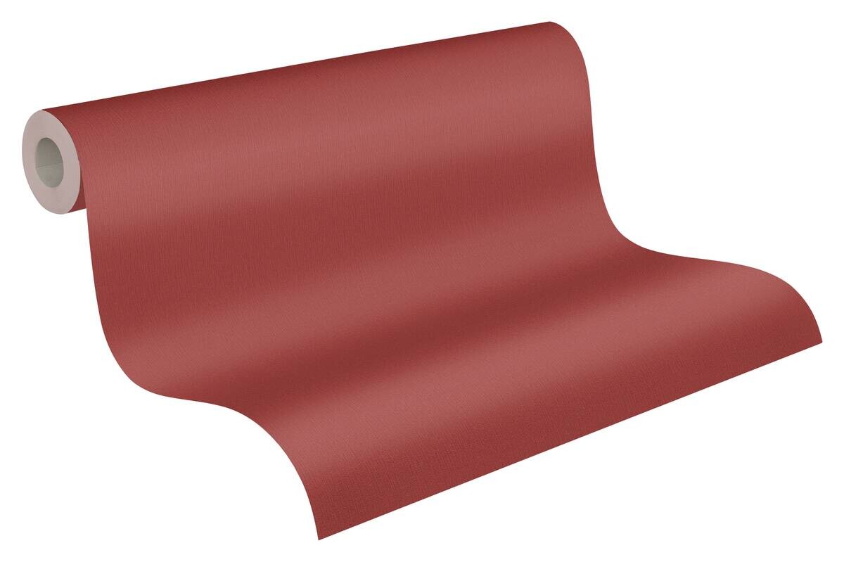 Livingwalls Vliestapete Best of Vlies Uni rot B/L: ca. 53x1005 cm