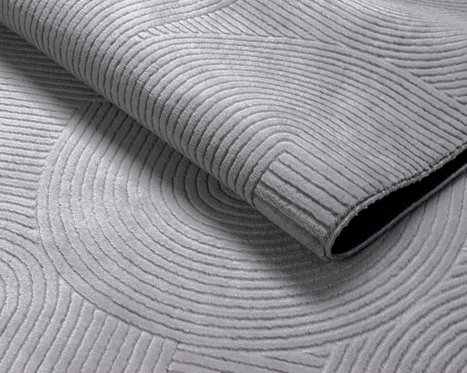 Dinarsu Teppich Stilo grau B/L: ca. 80x150 cm