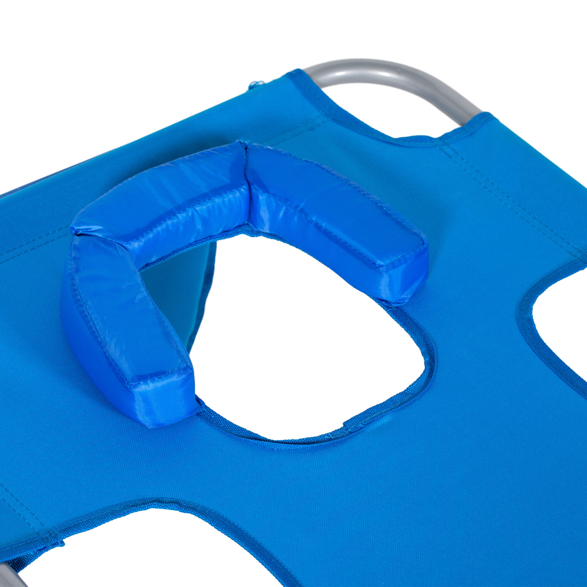 Outsunny Sonnenliege blau Polyester B/H/L: ca. 55x29x185 cm