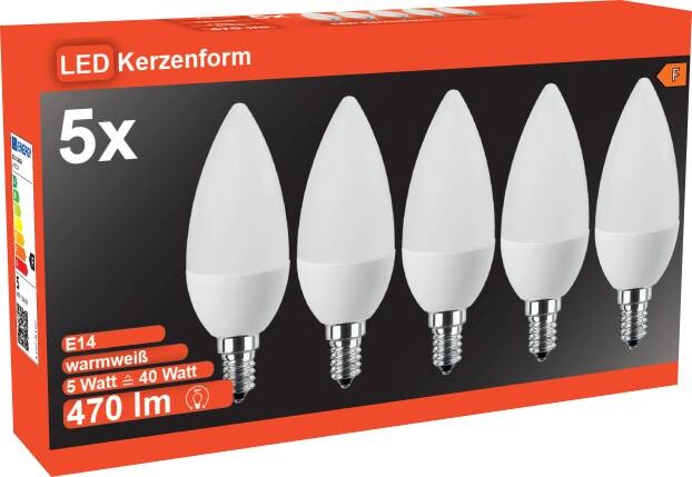 Blulaxa Kerzenlampe 49224 E14