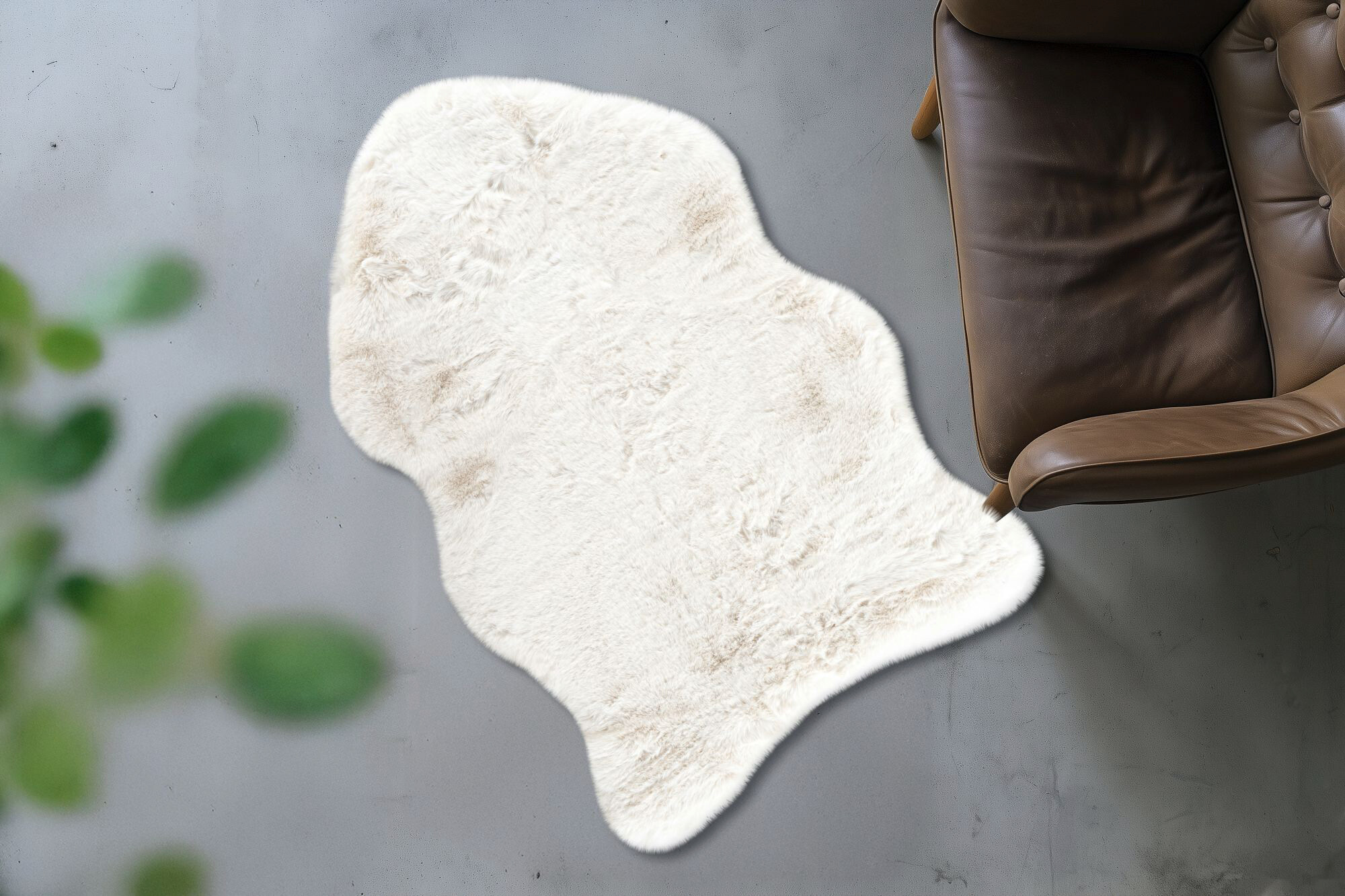 Obsession Teppich Infinity weiß B/H/L: ca. 60x6x90 cm