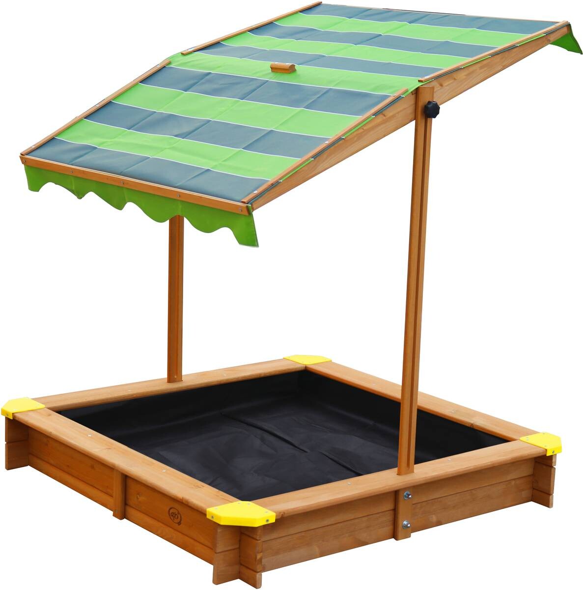 AXI Sandkasten Lily braun Holz B/H/L: ca. 118x118x118 cm