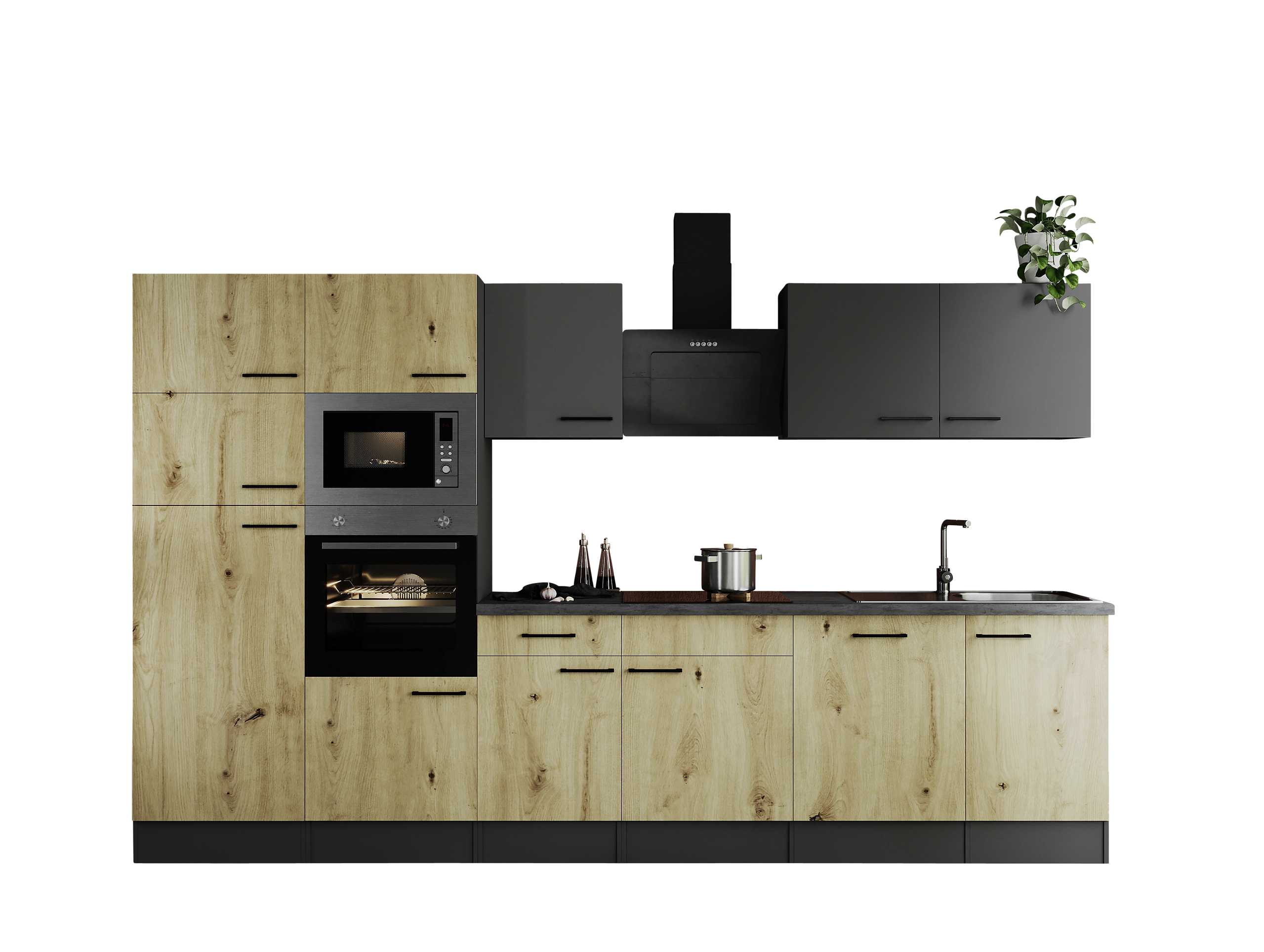 Küchenblock Oliver B/H/T: ca. 340x205x60 cm