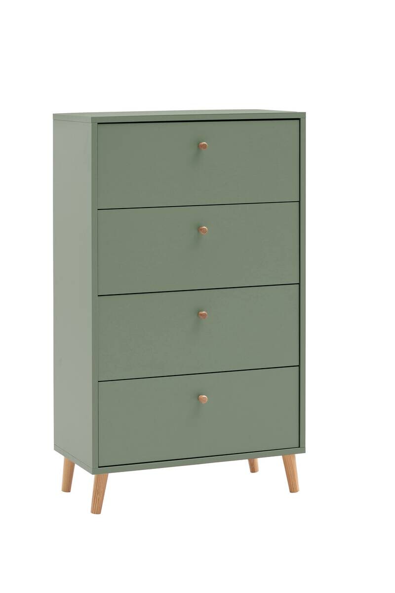 Kommode Bjarne Pistazie B/H/T: ca. 60,1x101,3x33 cm