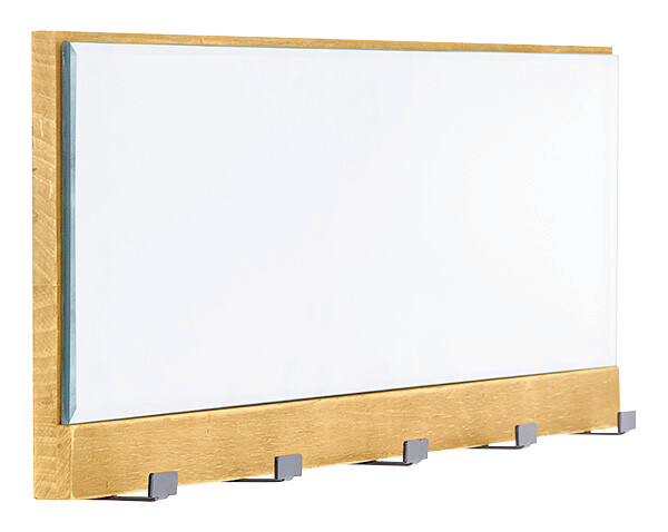 Wandgarderobe Rita Eiche Nachbildung B/H/T: ca. 60x20x4 cm Wandgarderobe Rita Eiche Nachbildung B/H/T: ca. 60x20x4 cm