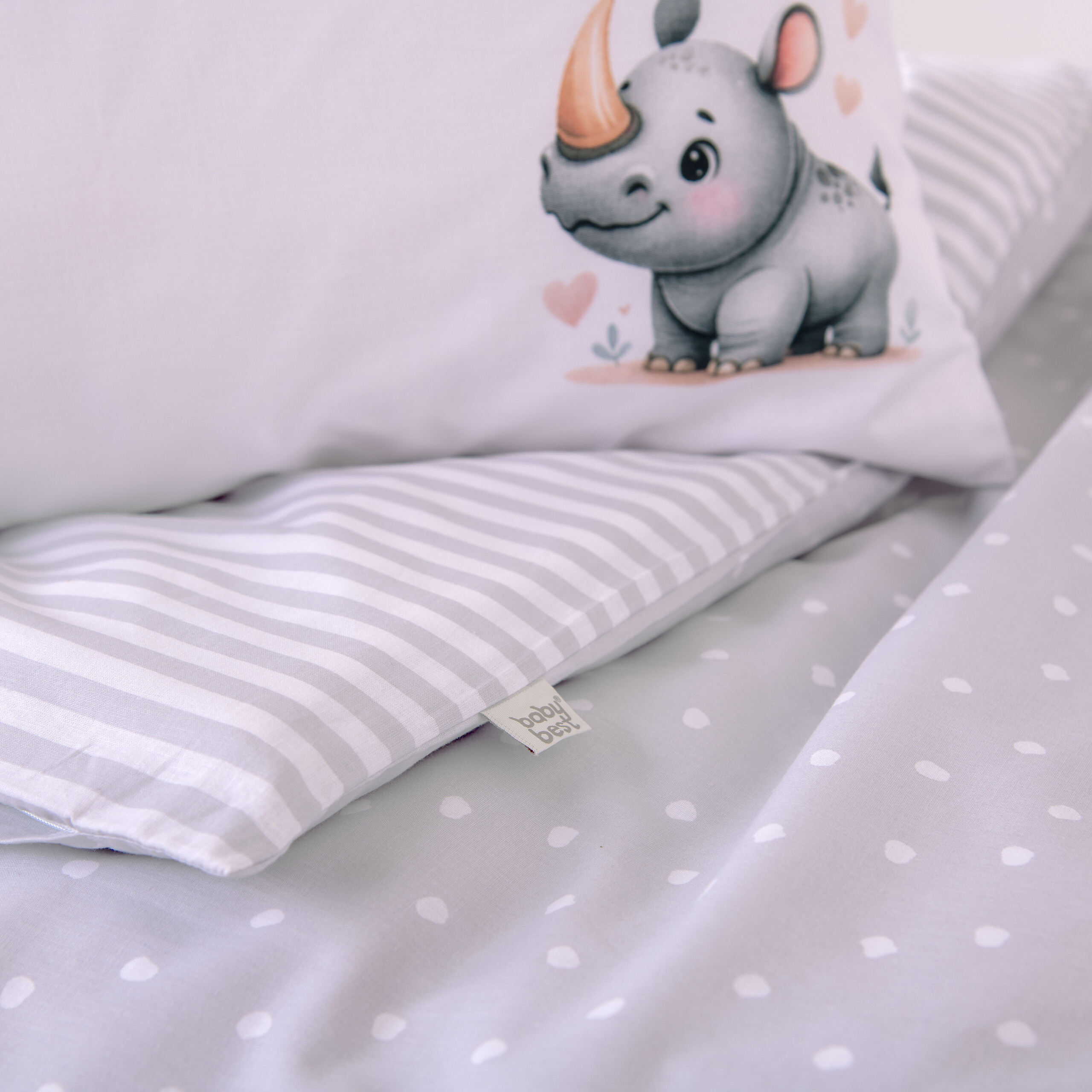 Baumwoll Bettwäsche Adventure Buddies weiß Baumwolle