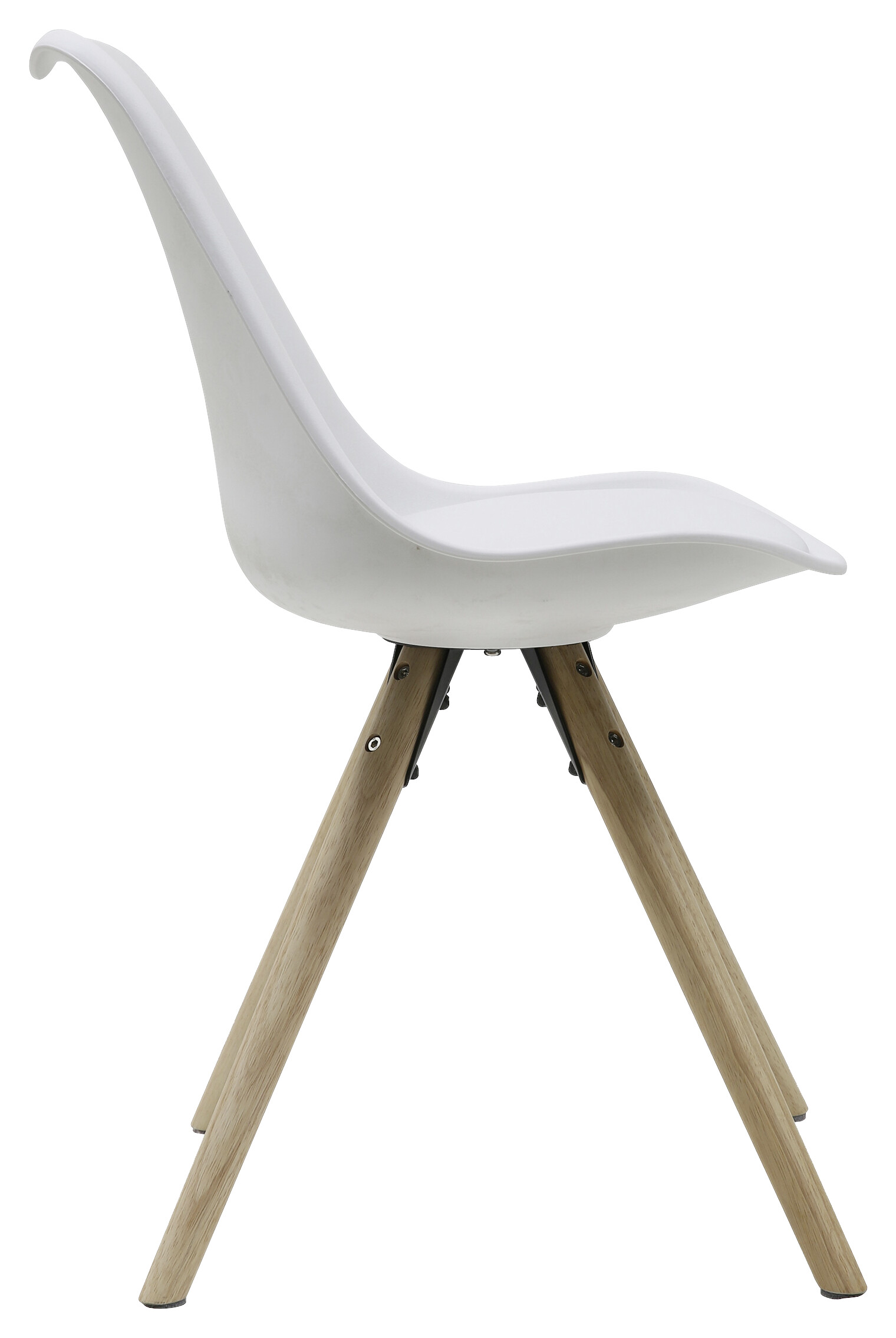 Stuhl Bela weiß Kunststoff B/H/T: ca. 48x83,5x57 cm