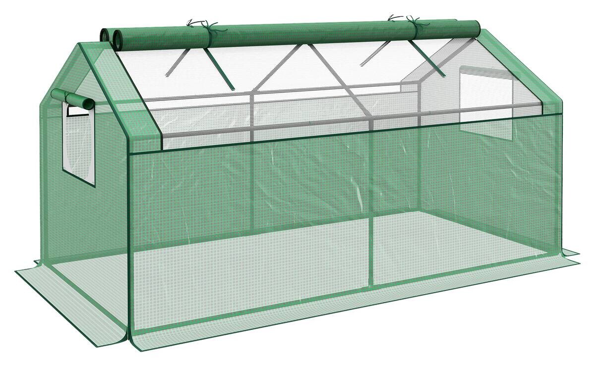 Outsunny Gewächshaus B/H/L: ca. 92x180x92 cm
