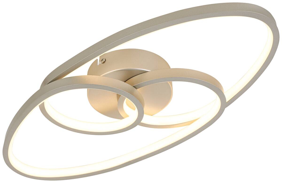 Nolo LED-Deckenleuchte Dual champagner Metall B/H/L: ca. 21x8x45 cm