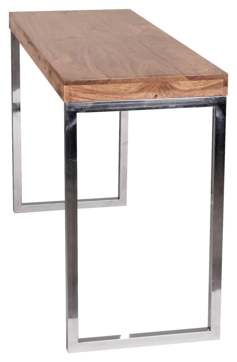 Konsolentisch natur Chrom Akazie Chrom B/H/T: ca. 120x76x45 cm