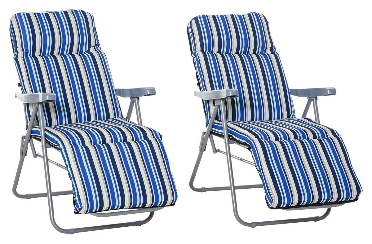 Outsunny Liegestuhl Set