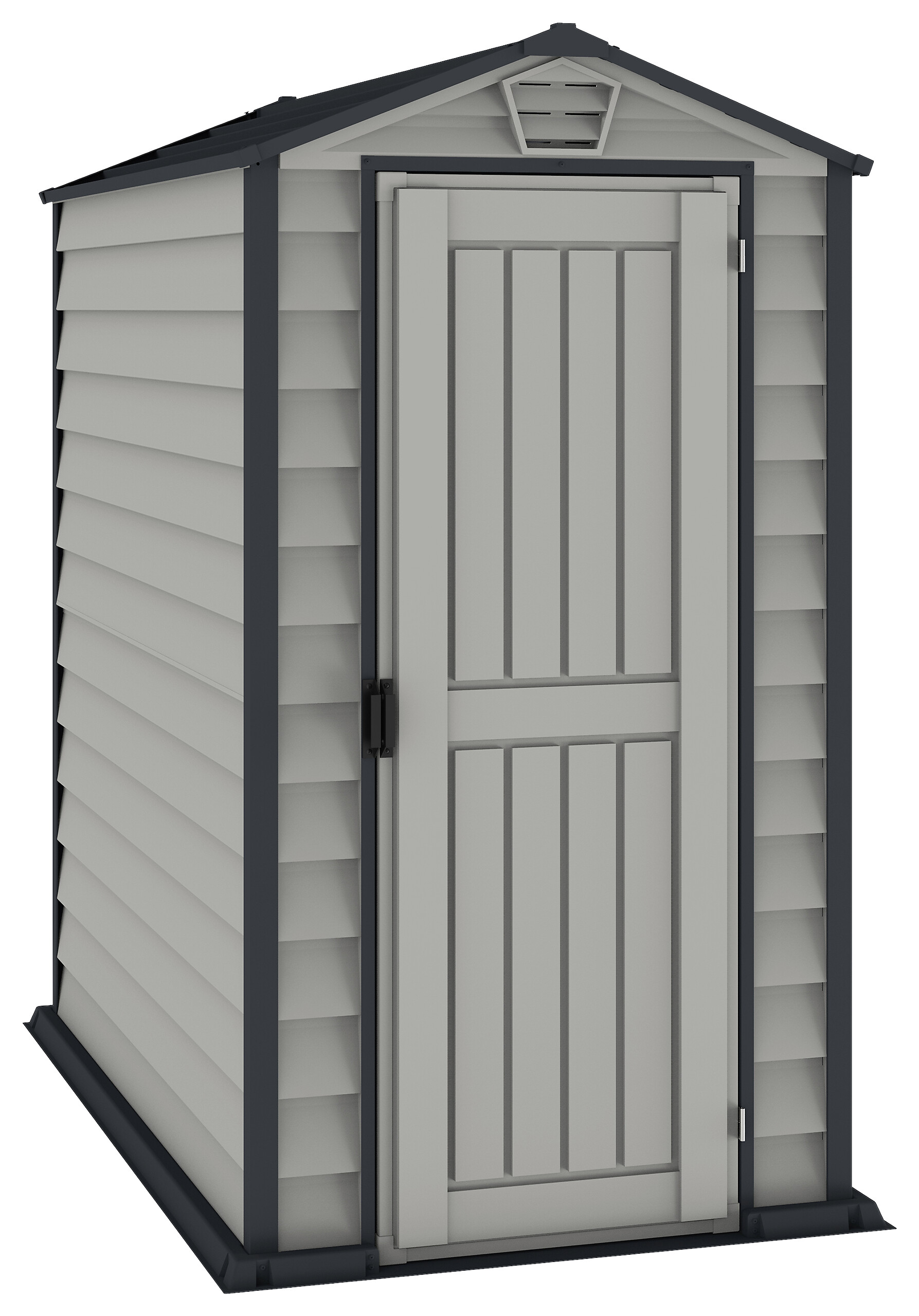 VCM Gerätehaus grau B/H/L: ca. 104x192x180 cm