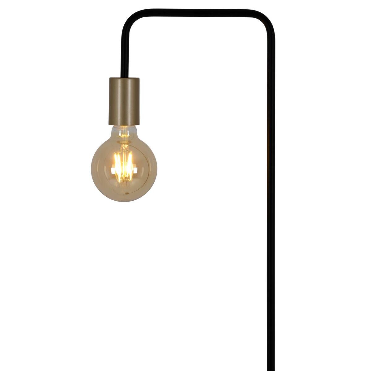 Näve Leuchten Stehleuchte 2097222 schwarz Kunststoff Metall B/H/T: ca. 20,5x150x20,5 cm 1 Brennstellen