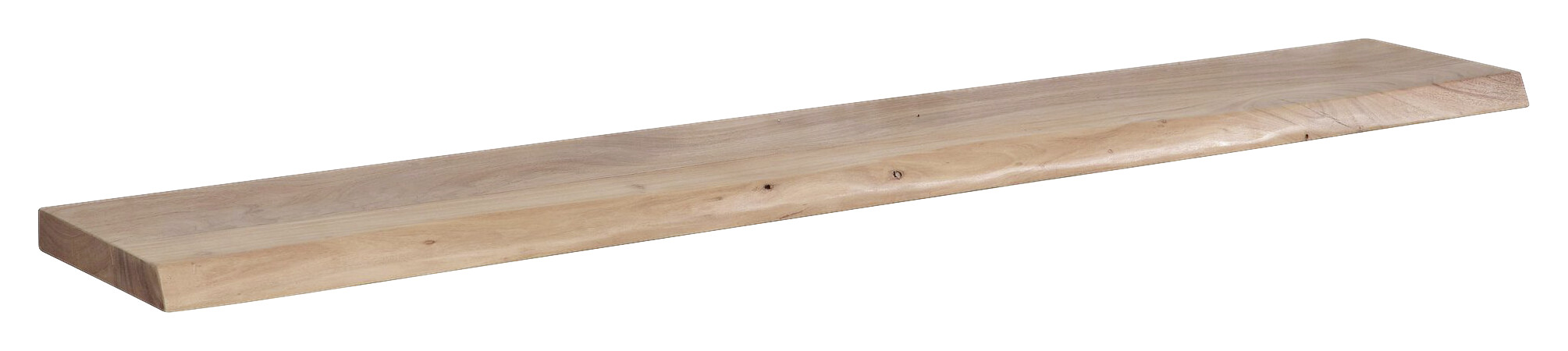 Wandregal braun Holz B/H/T: ca. 160x4x26 cm