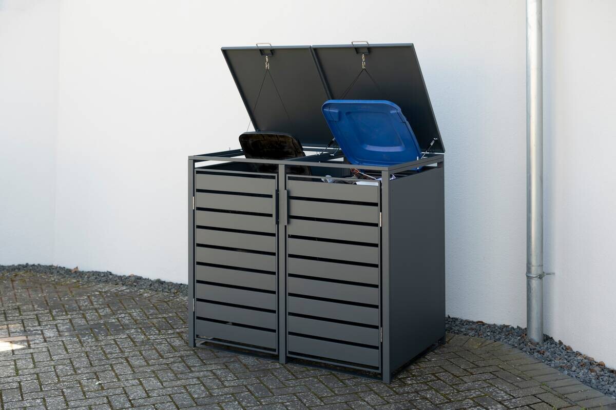 Westmann Mülltonnenbox2-fach Kubus