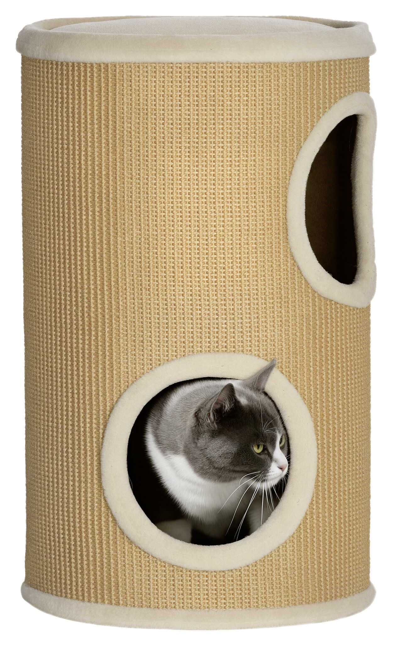 PawHut Kratztonne braun Spanplatte B/H/L: ca. 35x60x35 cm