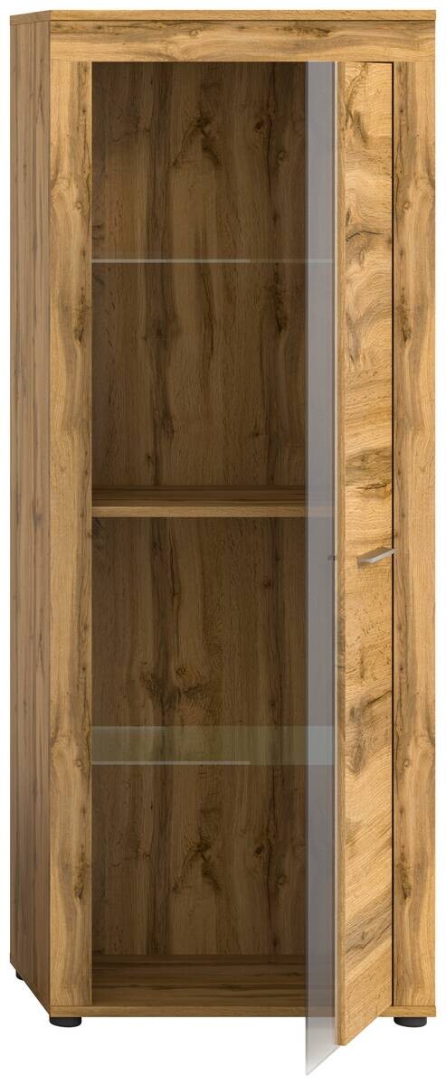 Vitrine Jam Eiche Wotan Nachbildung B/H/T: ca. 60x159x35 cm