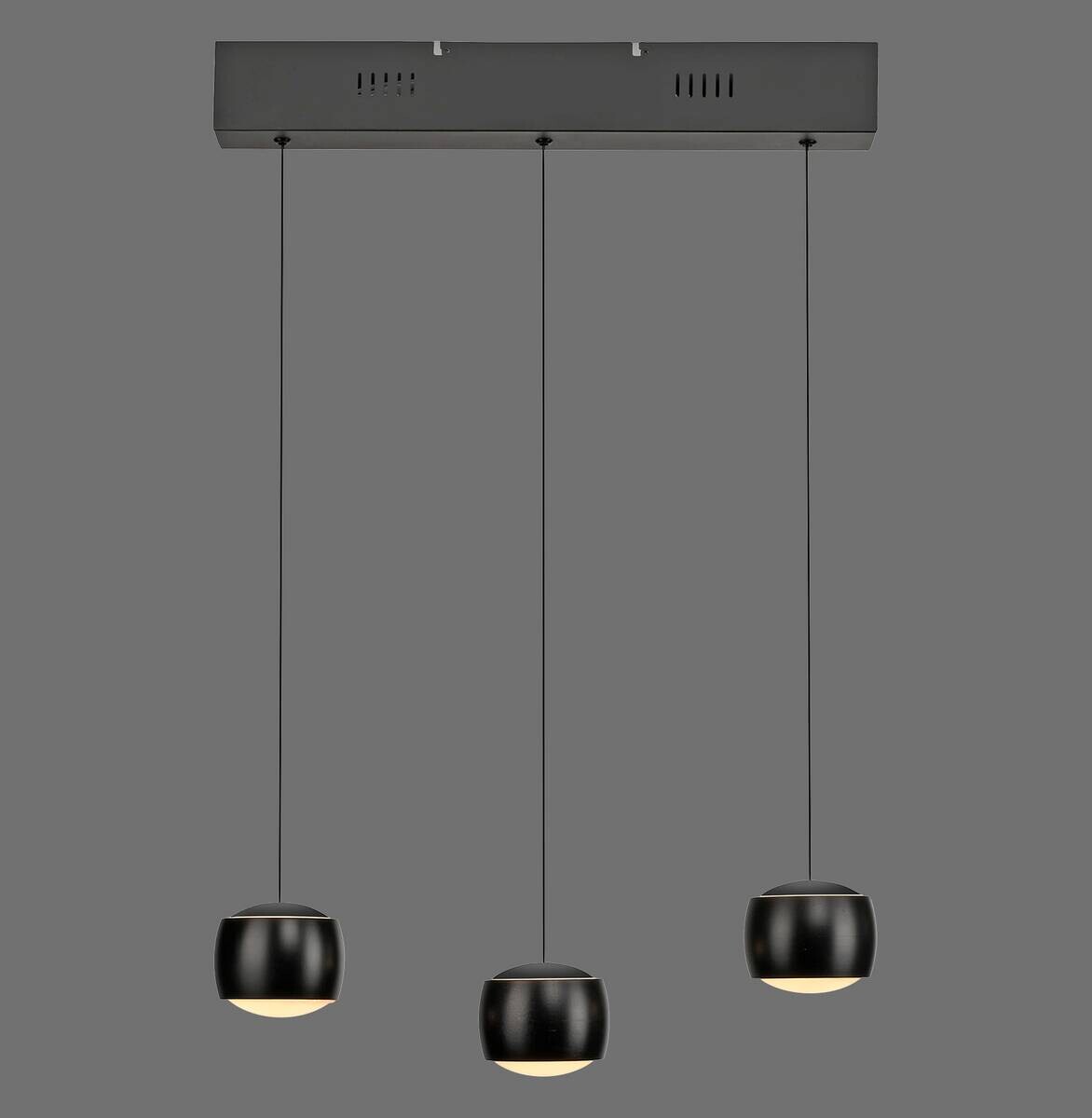 Just Light Pendelleuchte Ballini schwarz