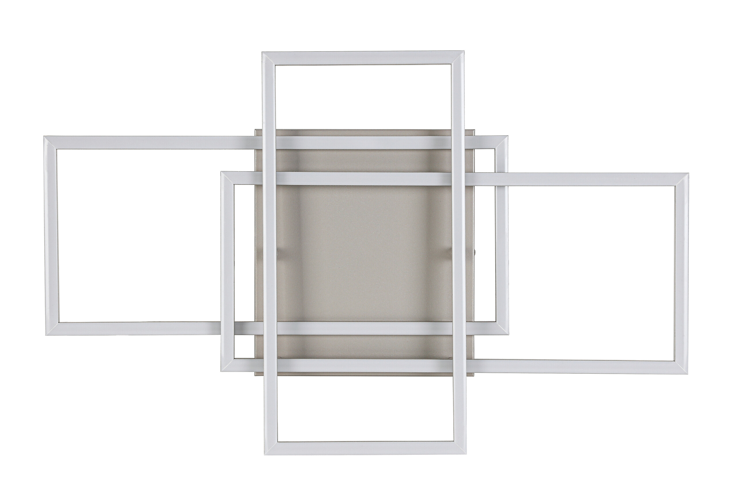 Nolo LED-Deckenleuchte Twin champagner Metall B/H/L: ca. 36x9,1x58 cm