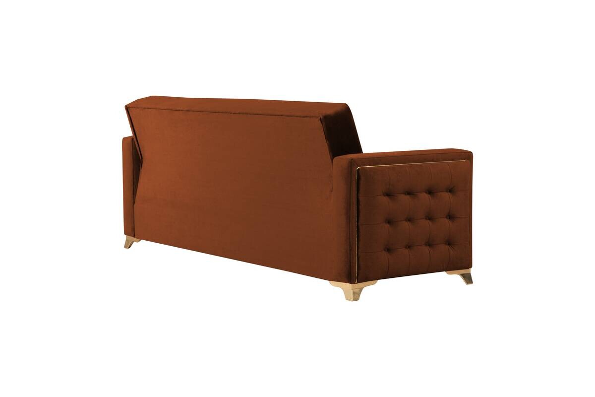 Sofa 3-2-1 Cavana zimtbraun Microfaser