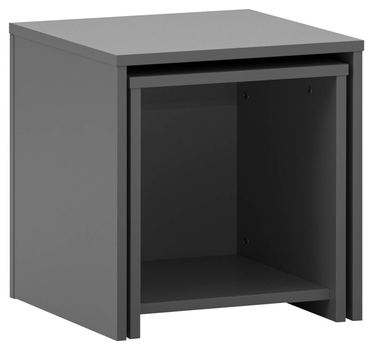 Möbelpartner Couchtisch Smash anthrazit B/H/T: ca. 40x42x40 cm