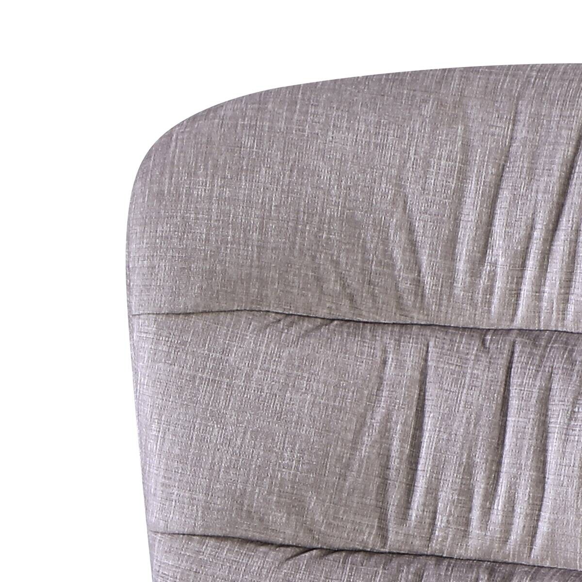 Stuhl Dora beige Velourstoff