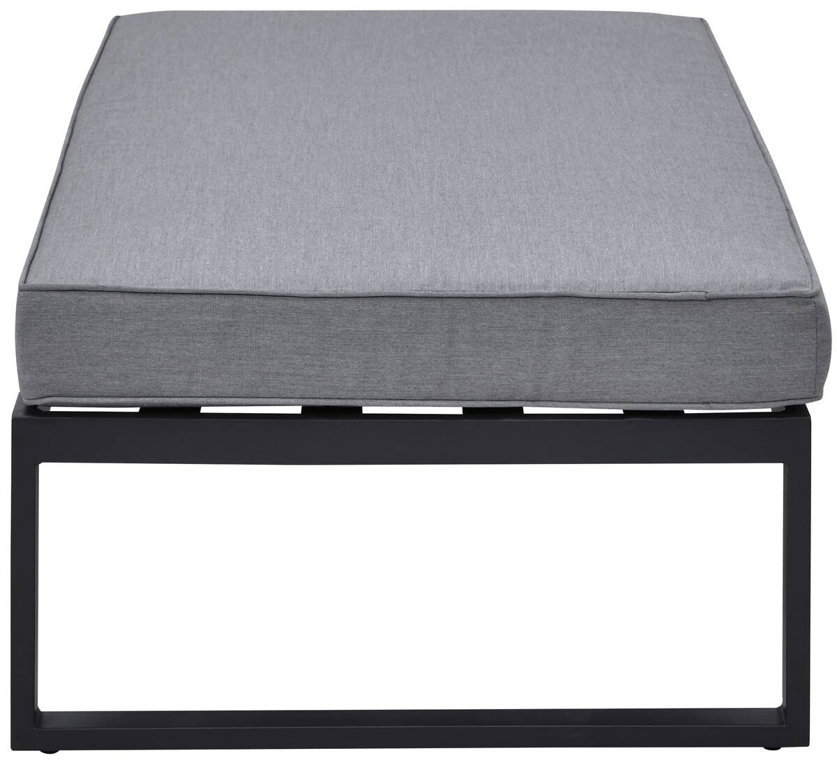 Loungeset Bilbao schwarz Stahl