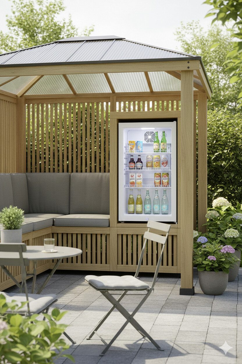 POCOline Kühlschrank GTK84-118CW weiß B/H/T: ca. 54x84x54,5 cm