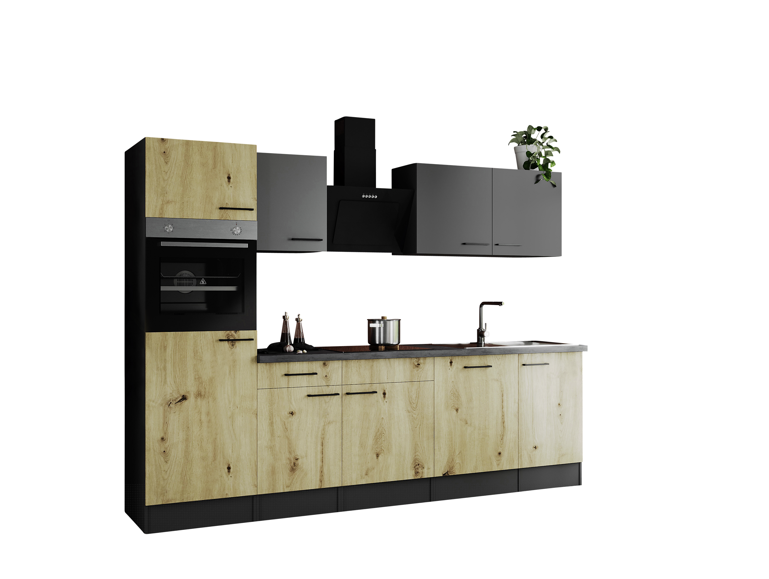 Küchenblock Oliver B/H/T: ca. 280x205x60 cm