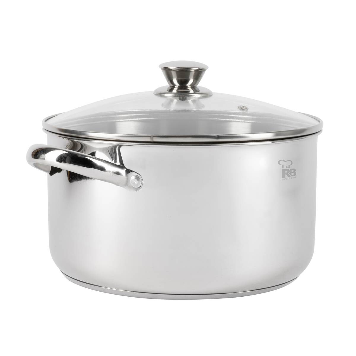 RENBERG Topfset Luca silber Edelstahl 18 tlg.
