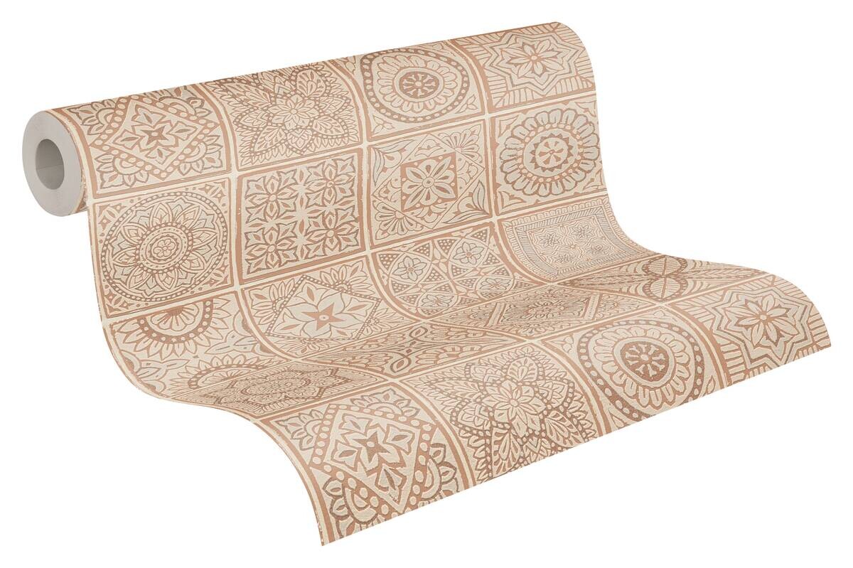 A.S.Creation Vliestapete Terra Fliesen rosa B/L: ca. 53x1005 cm