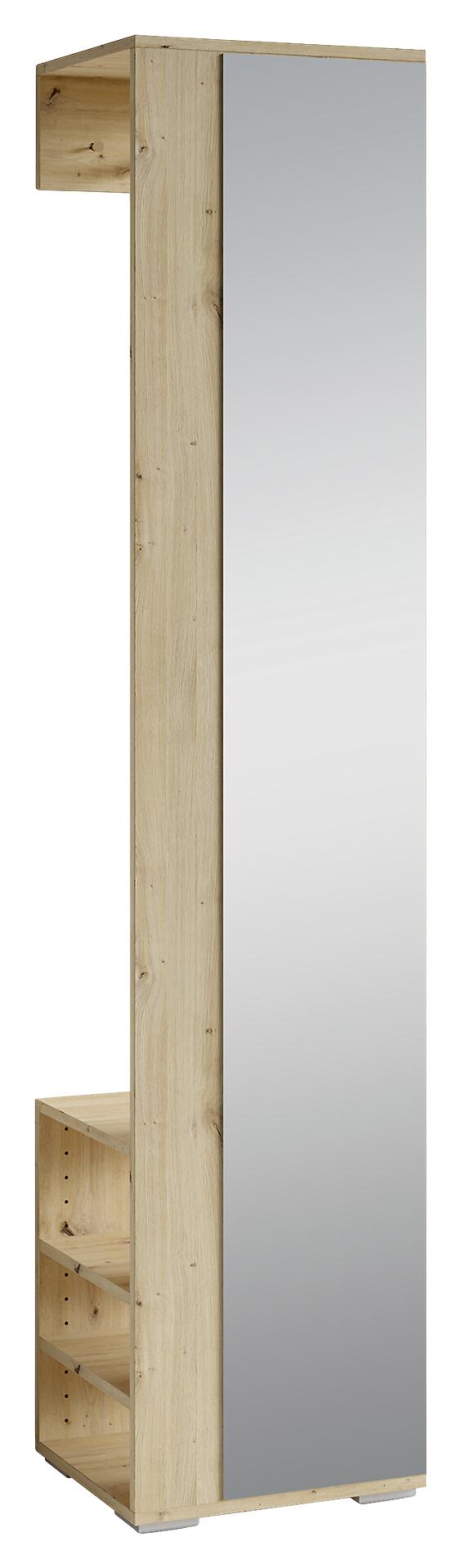 Hochschrank BEN Eiche Nachbildung B/H/T: ca. 40x184x35 cm Hochschrank BEN Eiche Nachbildung B/H/T: ca. 40x184x35 cm