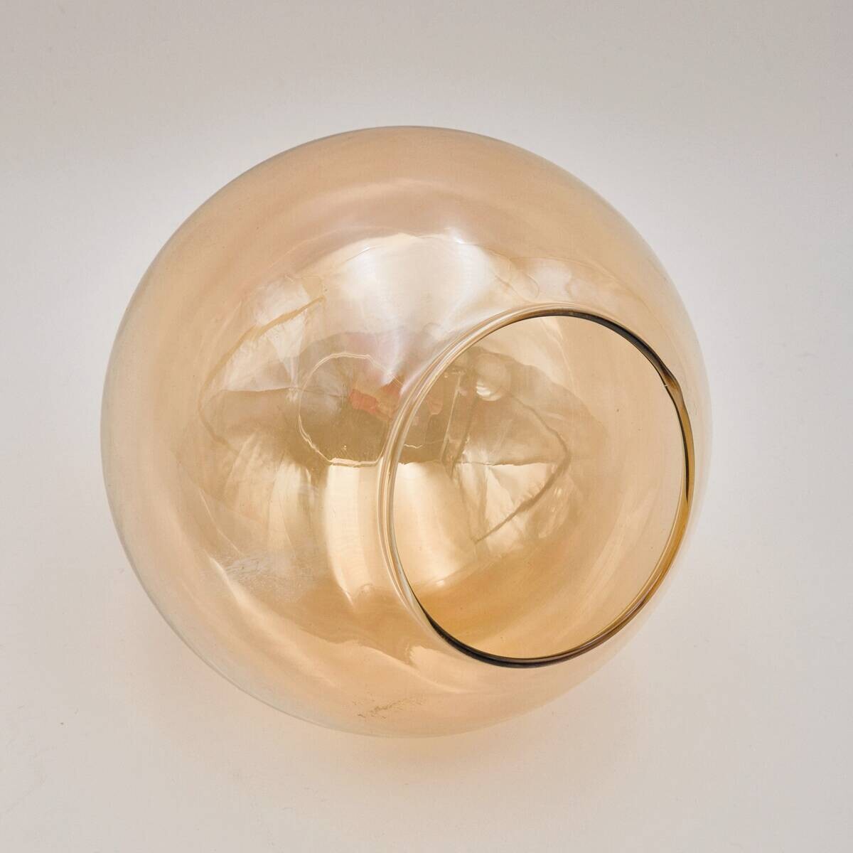 Lamkur Pendelleuchte Malena schwarz gold Glas Holz Kunststoff H/L: ca. 19x39 cm E27 3 Brennstellen