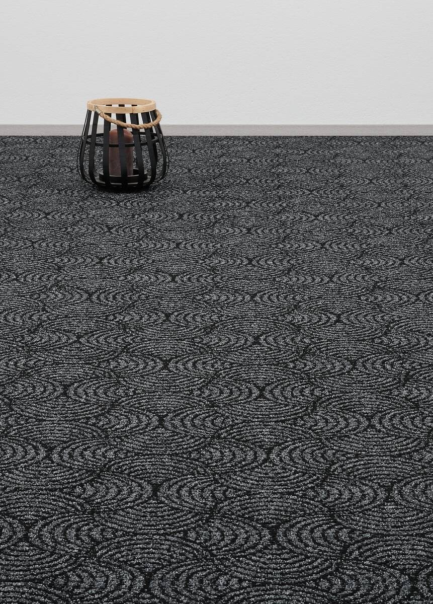 Teppichboden Geo anthrazit B: ca. 400 cm pro m²