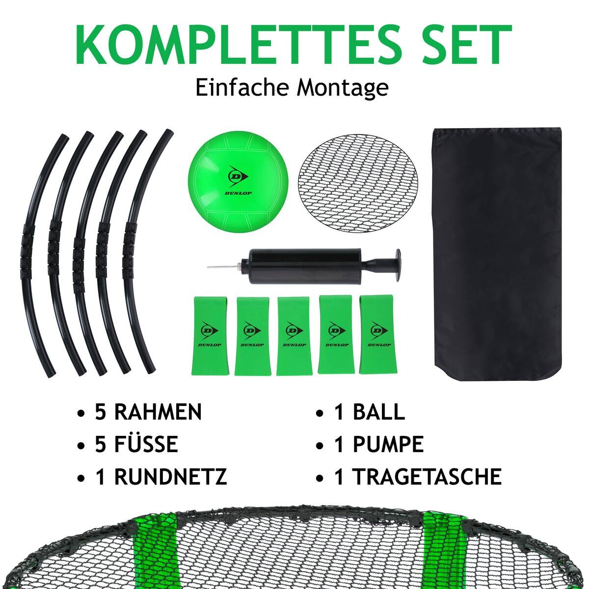 Dunlop Spyderball Set grün B/H/L: ca. 90x20x90 cm