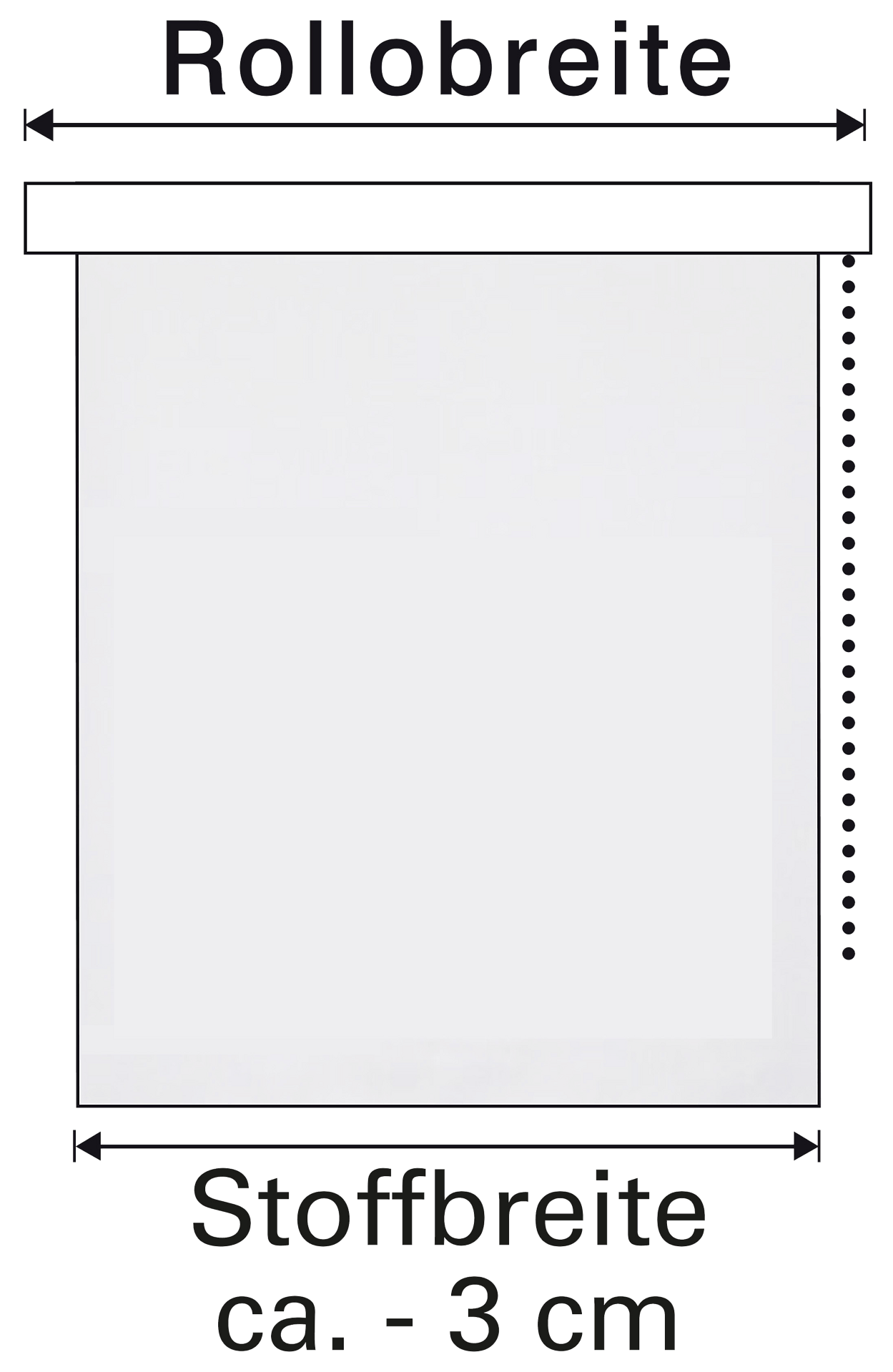 Boviva Klebe-/Klemmrollo Lino Silbergrau B/L: ca. 100x150 cm