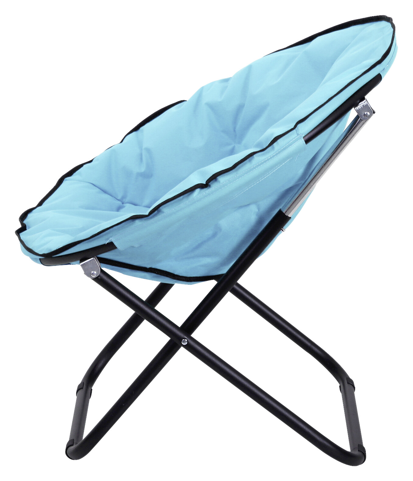 Outsunny Campingstuhl blau Kunststoff B/H/L: ca. 80x75x80 cm