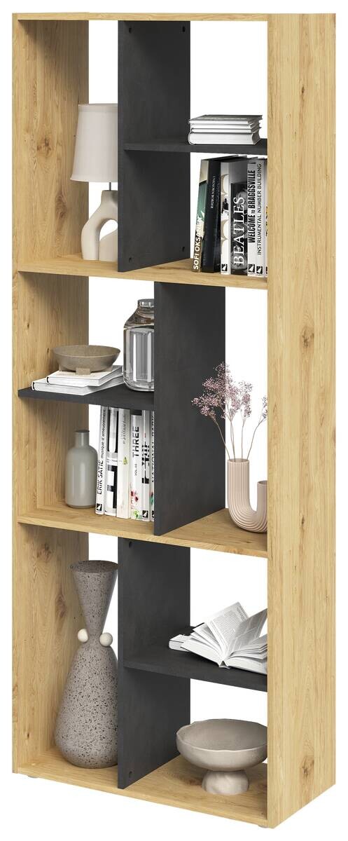 Regal Eiche Artisan Nachbildung B/H/T: ca. 186x71x33 cm