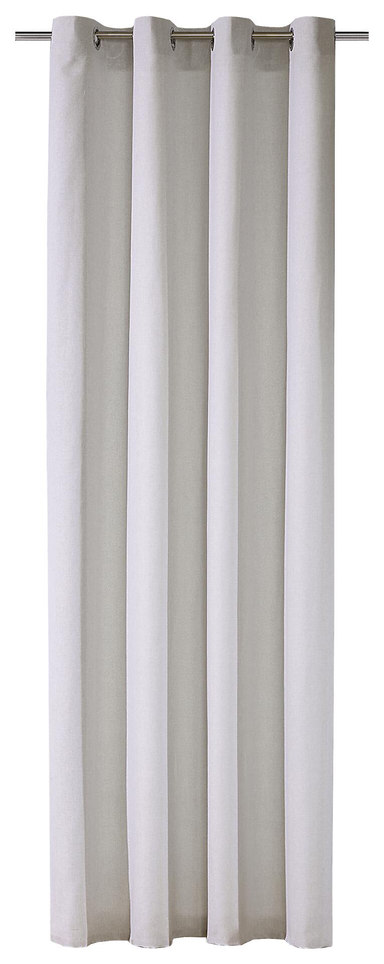 Ösenvorhang Sevilla sand B/L: ca. 135x245 cm