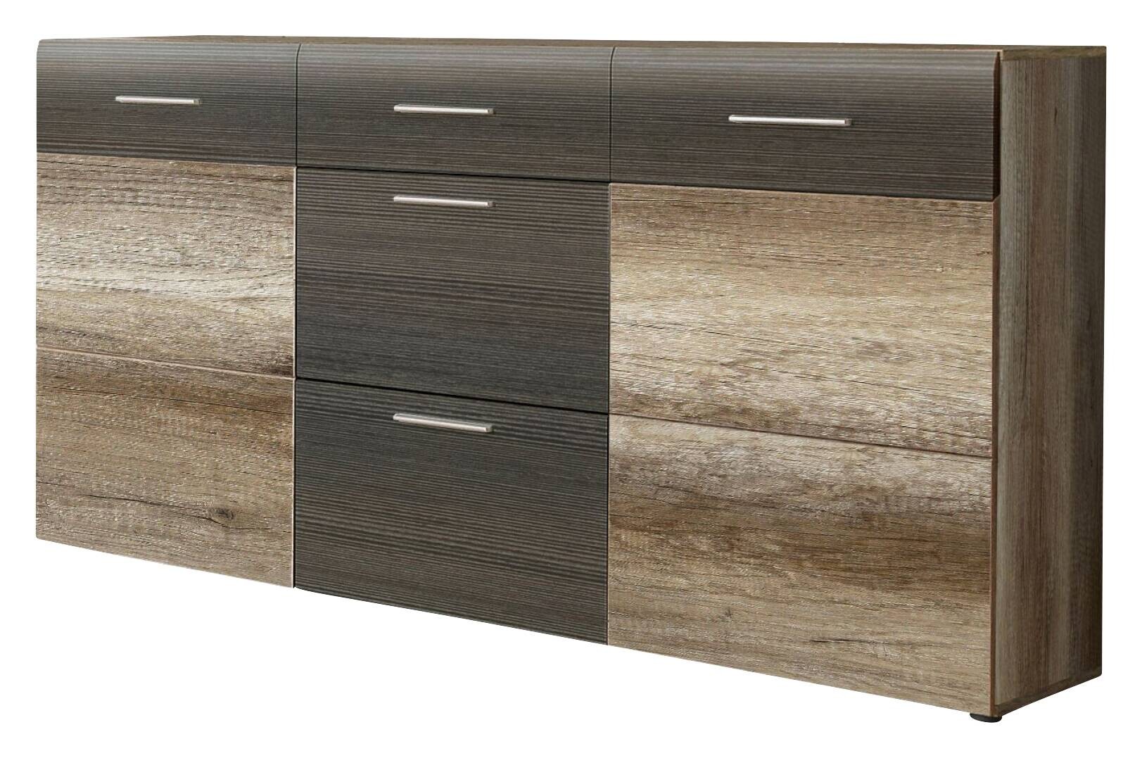 Sideboard Eiche Antik Nachbildung Touchwood Nachbildung B/H/T: ca. 180x101x41 cm