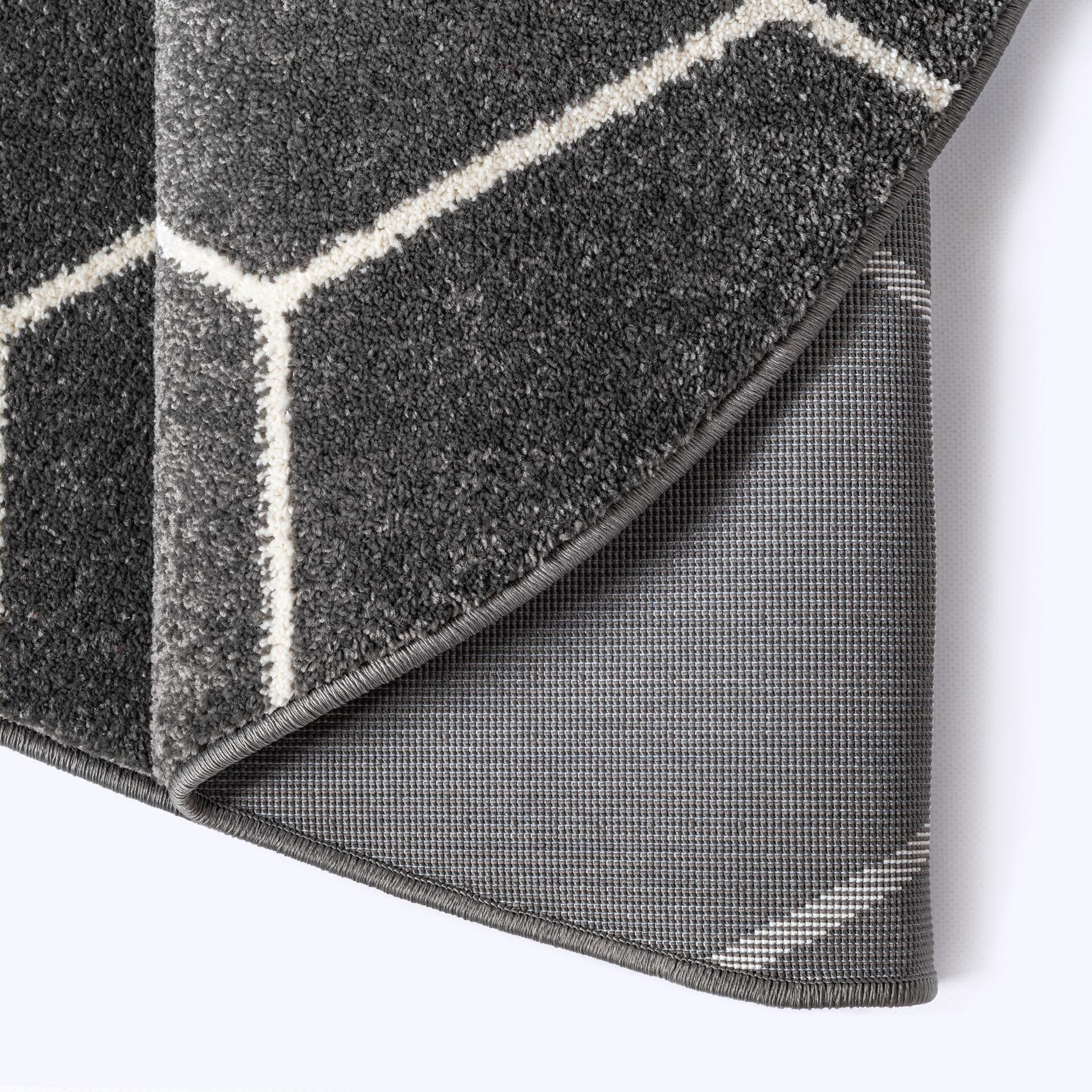 Sanat Teppich Trellis anthrazit B/L: ca. 200x200 cm