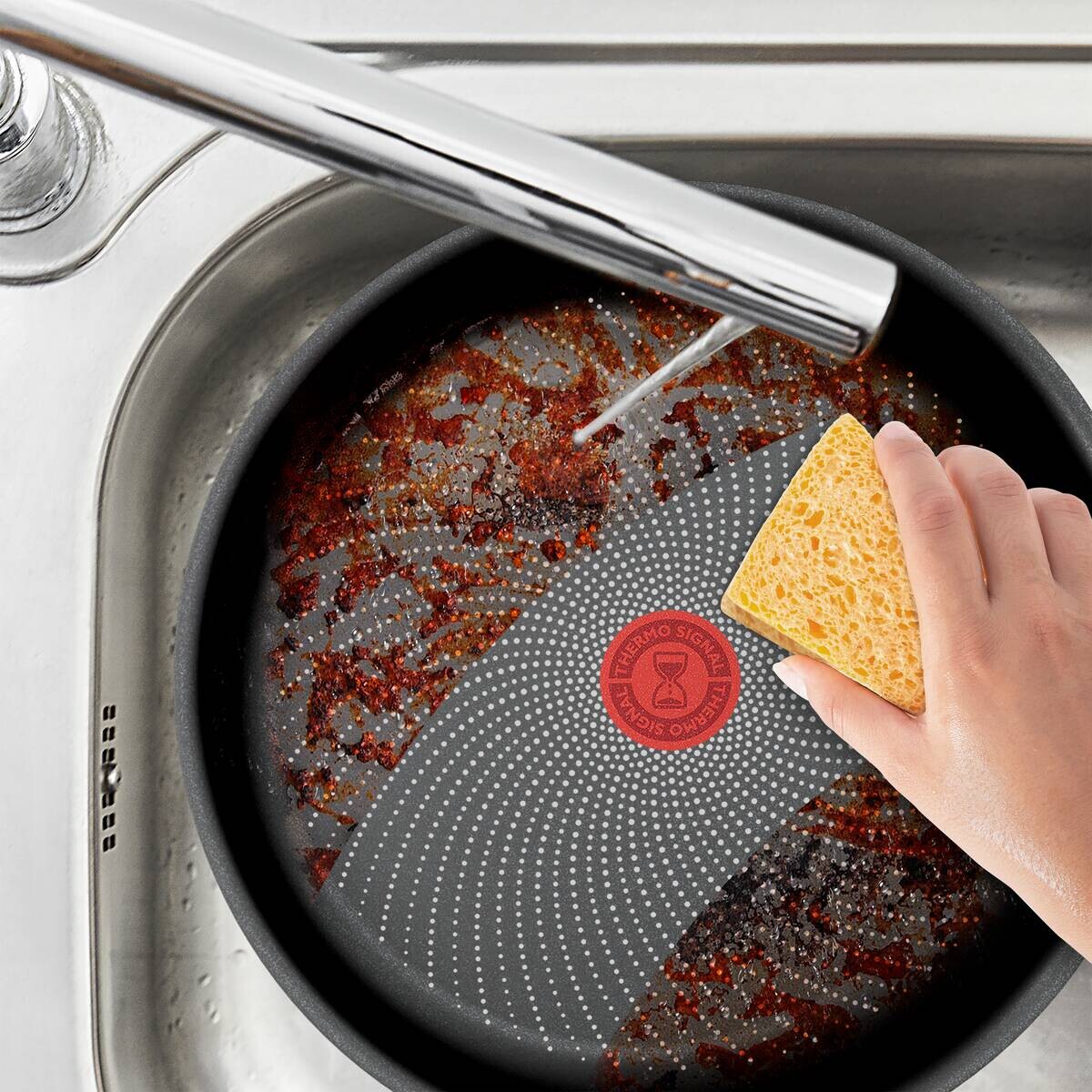 Tefal Pfanne schwarz Aluminium