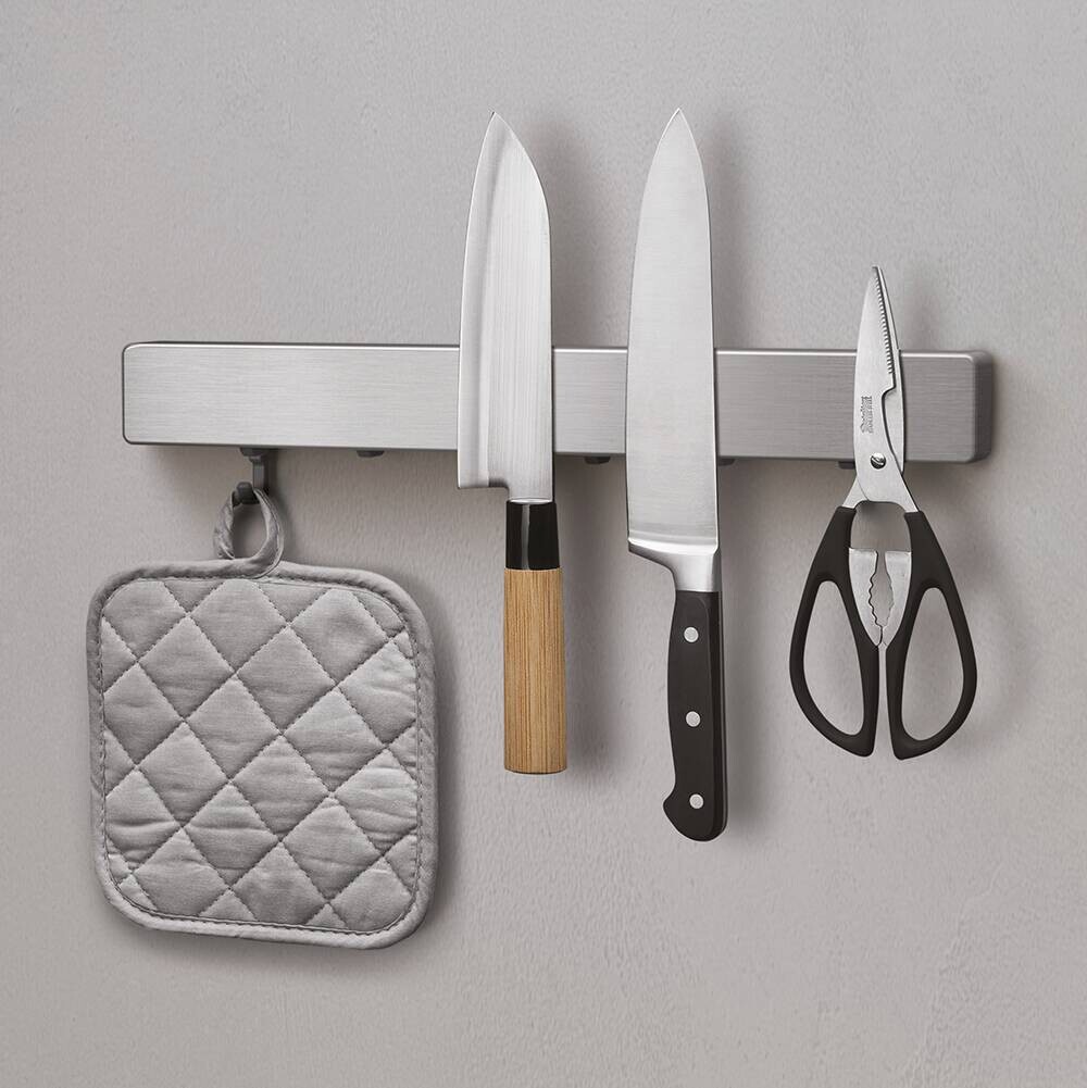 Metaltex Multihalterung Metallika silber Edelstahl B/H/T: ca. 39x5x3 cm