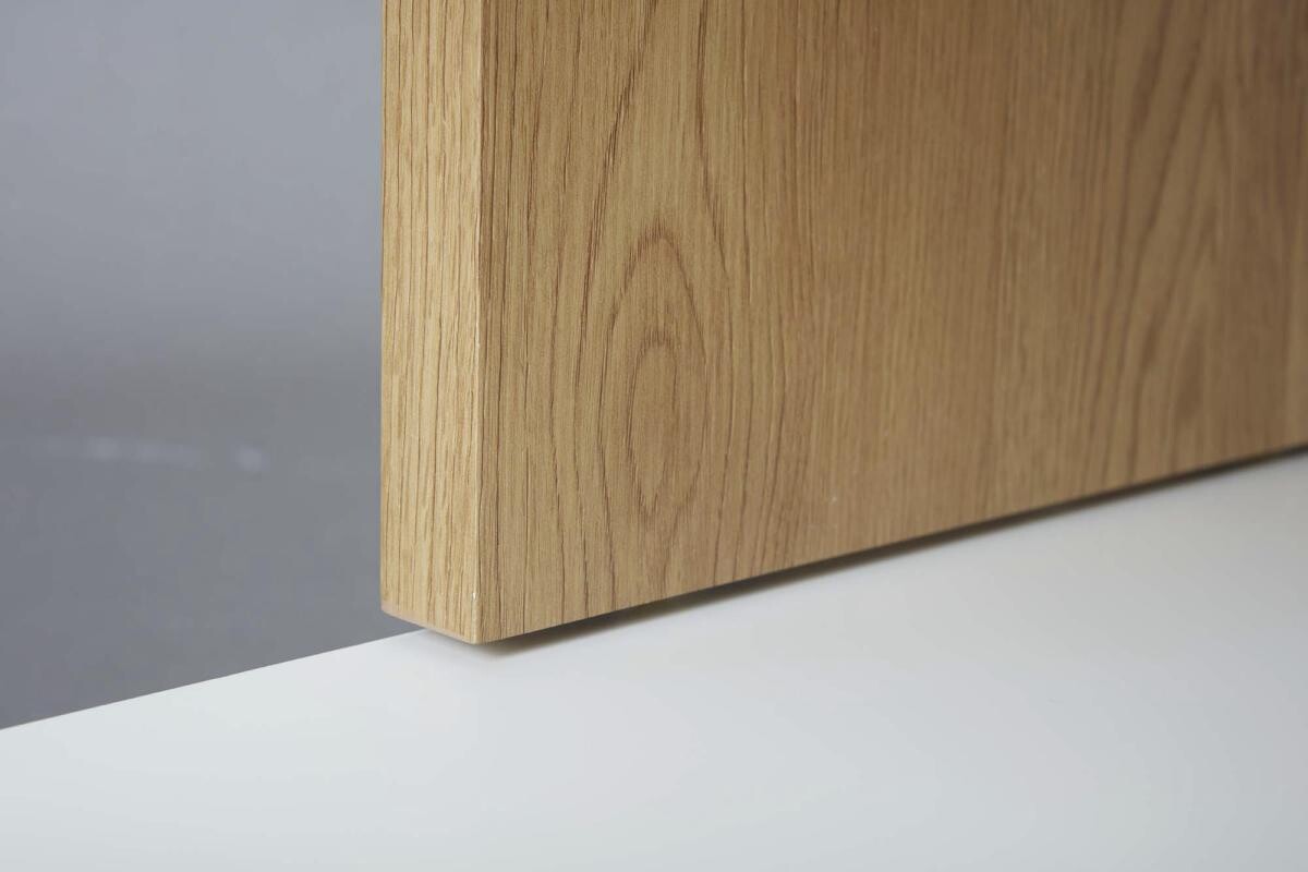 Inter Link Couchtisch Joliet weiß Eiche Wild B/H/T: ca. 110x45x66 cm