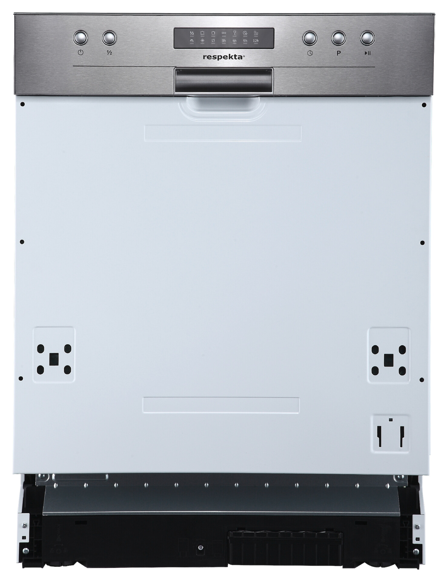 Respekta Einbaugeschirrspüler GSP60TIDM Edelstahl B/H/T: ca. 59,8x81,5x57 cm